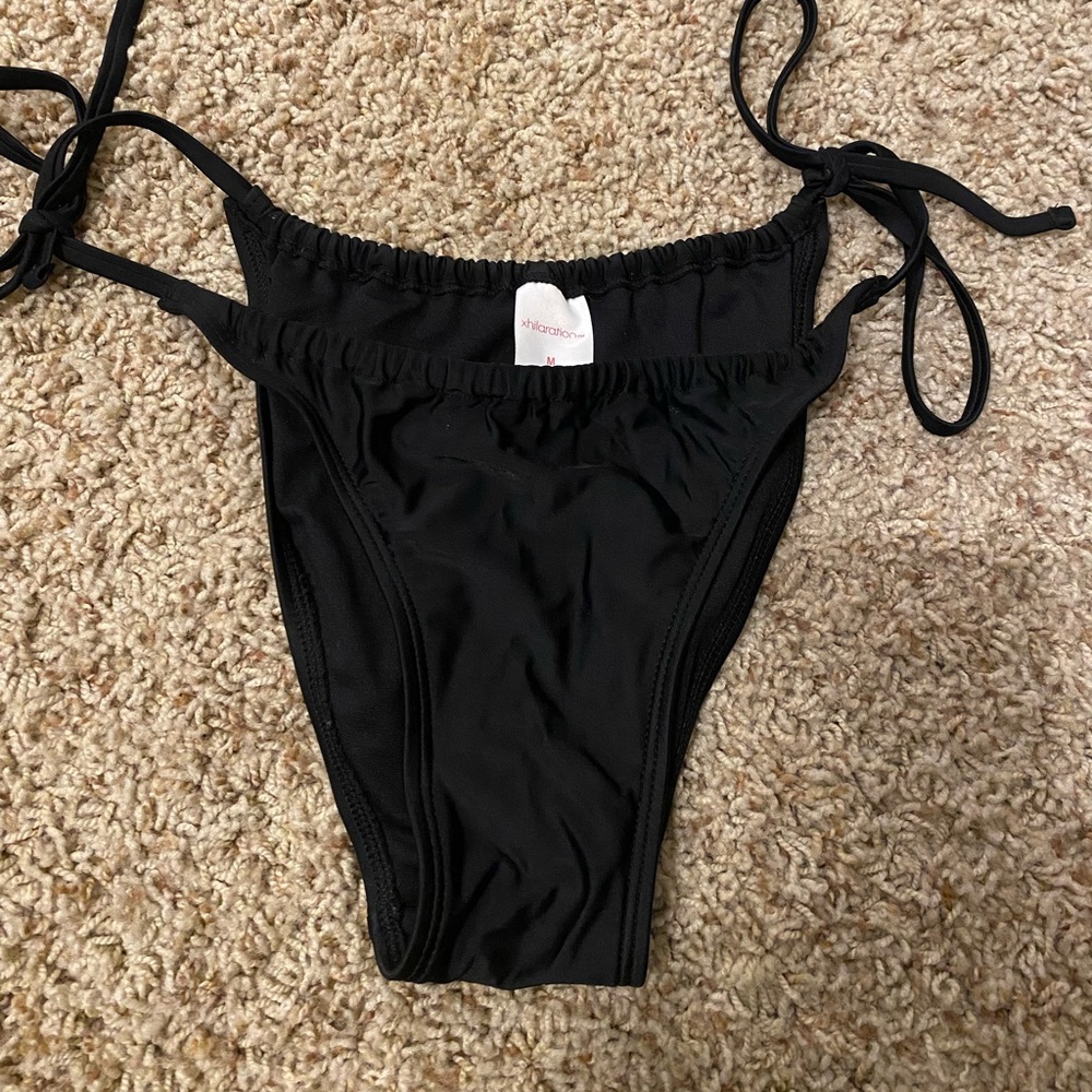 Women’s bikini bottom, black color